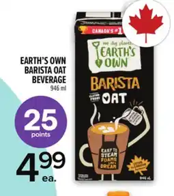 Metro EARTH'S OWN BARISTA OAT BEVERAGE offer