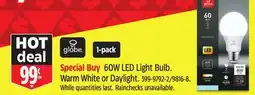 Canadian Tire 60W LED Light Bulb offer