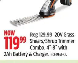 Canadian Tire 20V Grass Shears/Shrub Trimmer offer