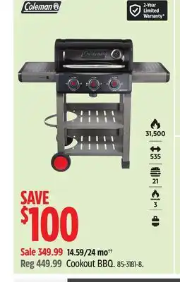 Canadian Tire Cookout BBQ offer
