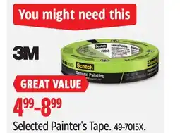 Canadian Tire Selected Painter's Tape offer