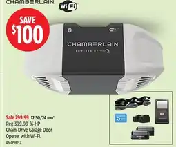 Canadian Tire Chamberlain Chain-Drive Garage Door Opener with Wi-Fi offer