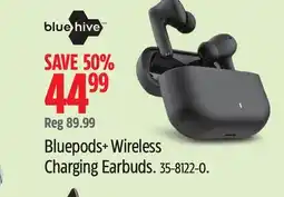 Canadian Tire Bluehive Bluepods+ Wireless Charging Earbuds offer