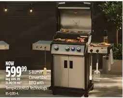 Canadian Tire Vermont Castings 3-Burner Convertible BBQ with TempASSURED Technology offer