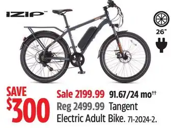 Canadian Tire iZip Tangent Electric Adult Bike offer