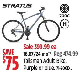 Canadian Tire Stratus Talisman Adult Bike offer