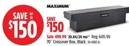 Canadian Tire Maximum 70˝ Crossover Box, Black offer