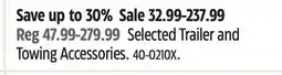 Canadian Tire Selected Trailer and Towing Accessories offer