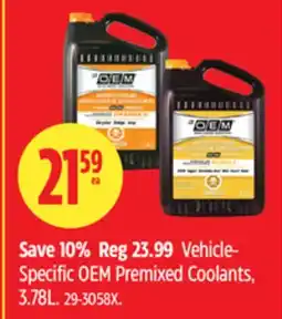 Canadian Tire Specific OEM Premixed Coolants offer