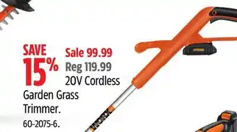 Canadian Tire WORX Garden Grass Trimmer offer