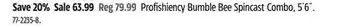 Canadian Tire Profishiency Bumble Bee Spincast Combo, 5´6˝ offer