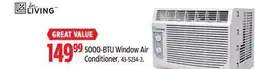 Canadian Tire FOR LIVING 5000-BTU Window Air Conditioner offer