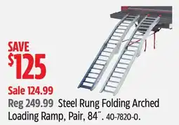 Canadian Tire Steel Rung Folding Arched Loading Ramp, Pair, 84˝ offer