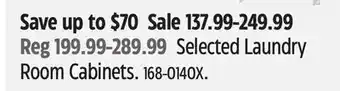 Canadian Tire Selected Laundry Room Cabinets offer