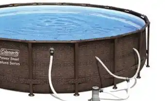 Canadian Tire Coleman Circular Pool with Rattan-Look Sides offer