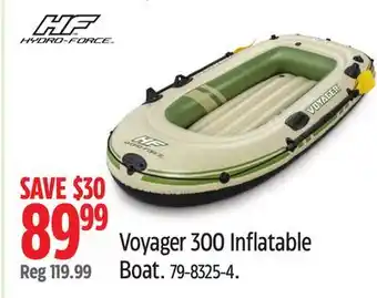 Canadian Tire HYDRO-FORECE Voyager 300 Inflatable Boat offer