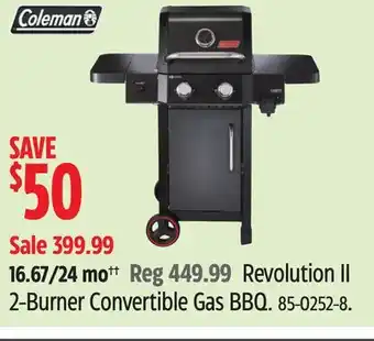 Canadian Tire Revolution II 2-Burner Convertible Gas BBQ offer