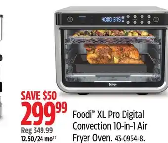 Canadian Tire Ninja Foodi XL Pro Digital Convection 10-in-1 Air Fryer Oven offer