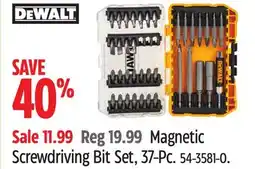 Canadian Tire DEWALT Magnetic Screwdriving Bit Set, 37-Pc offer