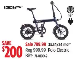 Canadian Tire Izip Polo Electric Bike offer