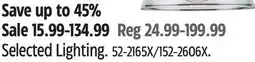 Canadian Tire Canvas Selected Lighting offer