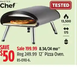 Canadian Tire MASTER Chef 12˝ Pizza Oven offer