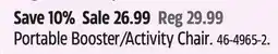 Canadian Tire Portable Booster/Activity Chair offer