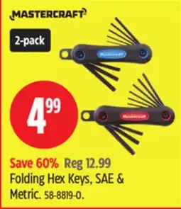 Canadian Tire Folding Hex Keys offer