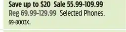 Canadian Tire Selected Phones offer