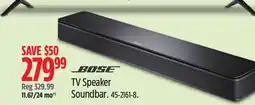 Canadian Tire Bose TV Speaker Soundbar offer