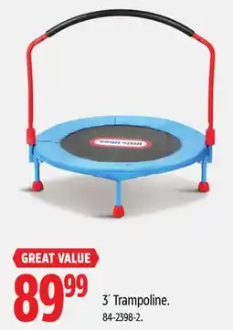 Canadian Tire 3´ Trampoline offer
