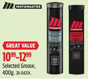 Canadian Tire Motomaster Selected Grease, 400g offer
