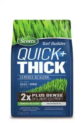 Canadian Tire Turf Builder Quick & Thick Grass Seed offer