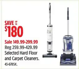 Canadian Tire Selected Hard Floor and Carpet Cleaners offer