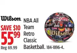 Canadian Tire Wilson NBA All Team Retro Classic Basketball offer