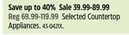 Canadian Tire BLACK + DECKER Selected Countertop Appliances offer
