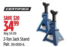 Canadian Tire Certified 2-Ton Jack Stand Pair offer