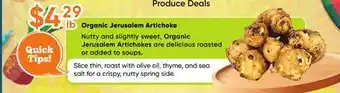 Healthy Planet Organic Jerusalem Artichoke offer