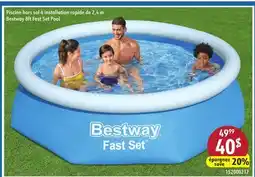 Sushi Shop Bestway 8ft Fast Set Pool offer
