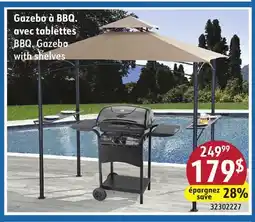 Sushi Shop BBQ. Gazebo with shelves offer