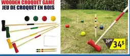 Sushi Shop WOODEN CROQUET GAME offer