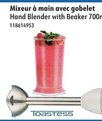 Sushi Shop ToasTess Hand Blender with Beaker 700ml offer