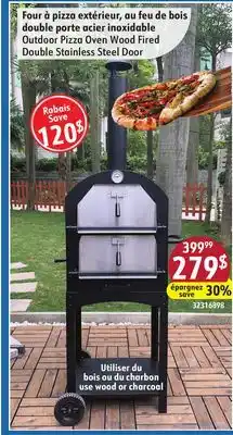 Sushi Shop Outdoor Pizza Oven Wood Fired Double Stainless Steel Door offer