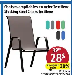 Sushi Shop Stacking Steel Chairs Textilene offer
