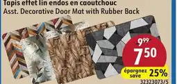 Sushi Shop Asst. Decorative Door Mat with Rubber Back offer