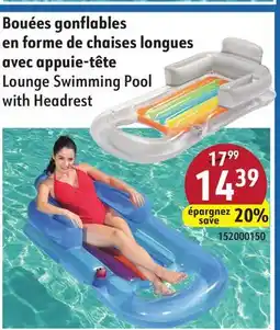 Sushi Shop Lounge Swimming Pool with Headrest offer