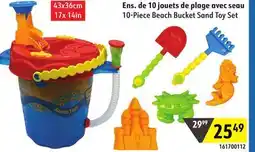 Sushi Shop 10-Piece Beach Bucket Sand Toy Set offer