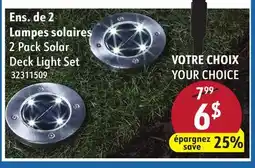 Sushi Shop 2 Pack Solar Deck Light Set offer