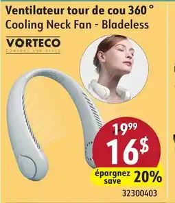 Sushi Shop VORTECO Cooling Neck Fan - Bladeless offer