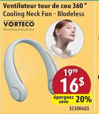Sushi Shop VORTECO Cooling Neck Fan - Bladeless offer